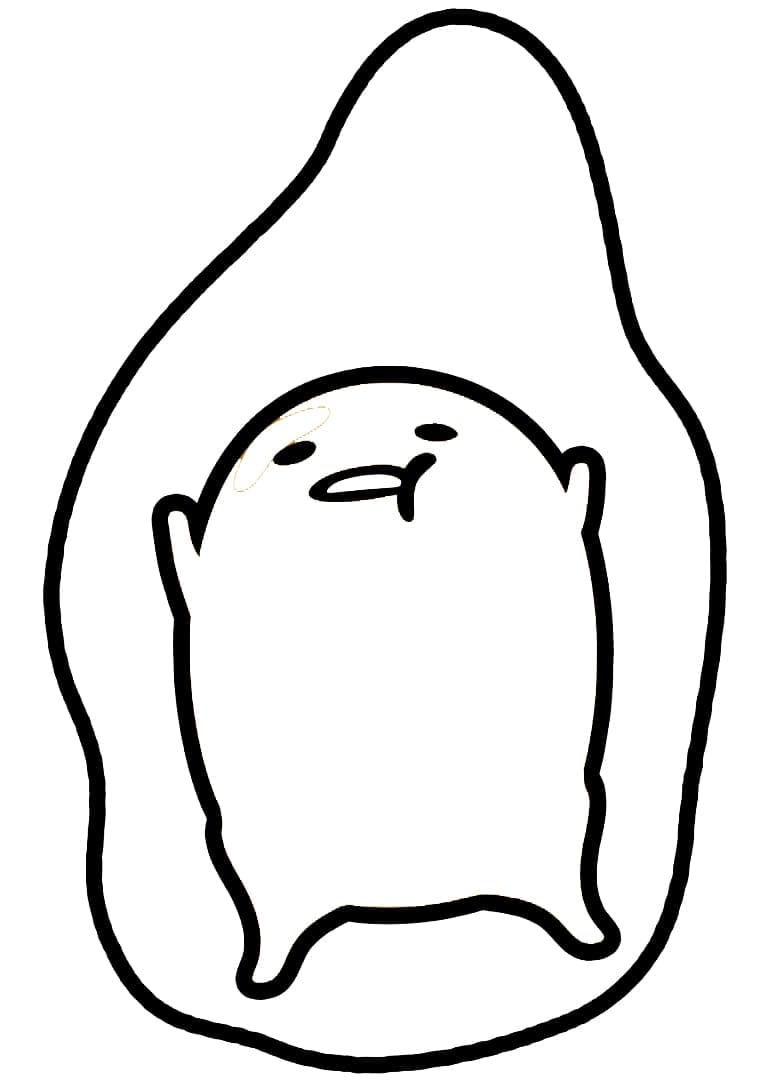 Coloriage gratuit Gudetama #186819 de la collection Animé et Manga à imprimer