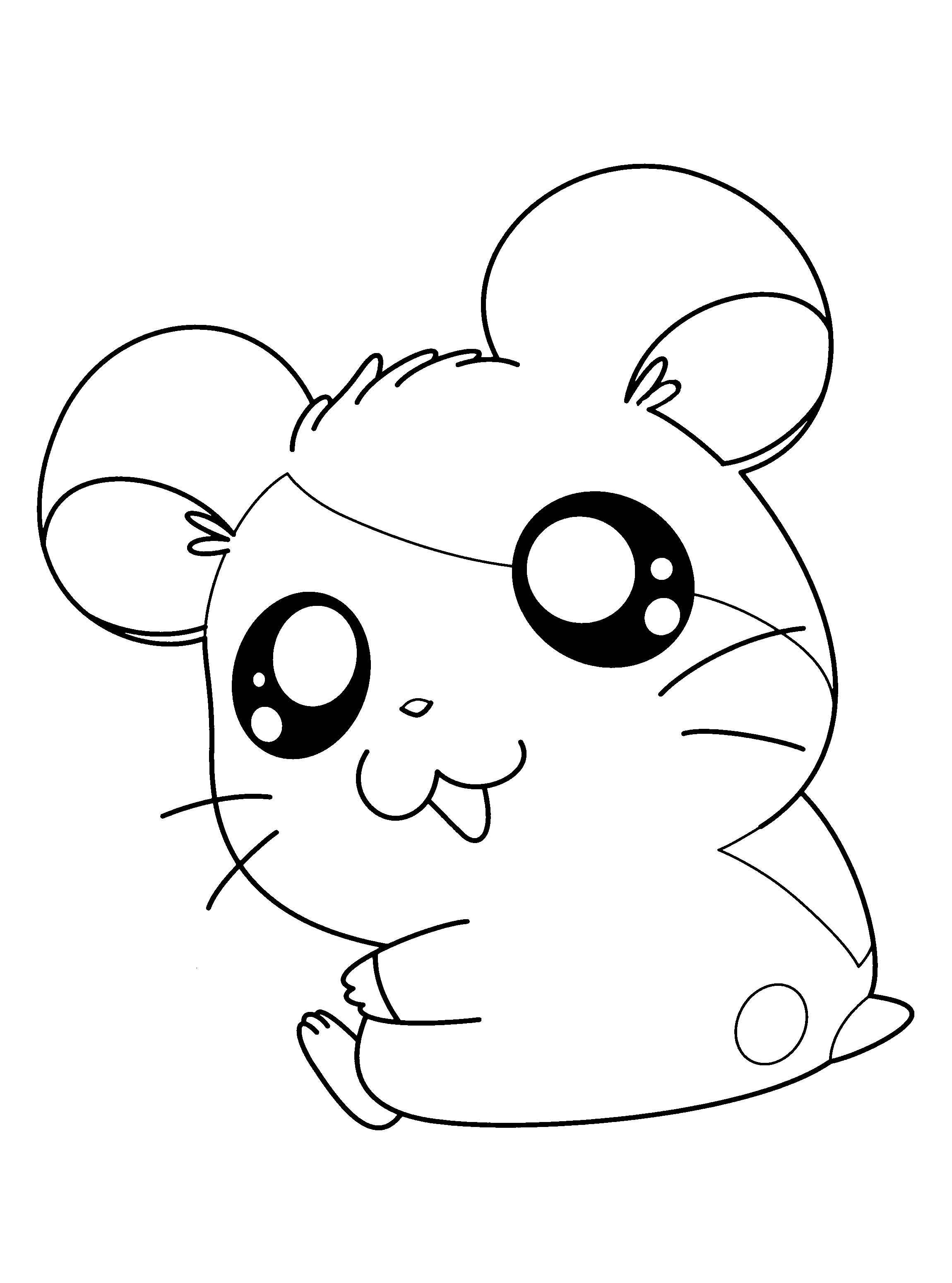 Page de coloriage Hamtaro #39917, collection Animé et Manga, à imprimer et colorier Page de coloriage Hamtaro #39917, collection Animé et Manga, à imprimer et colorier