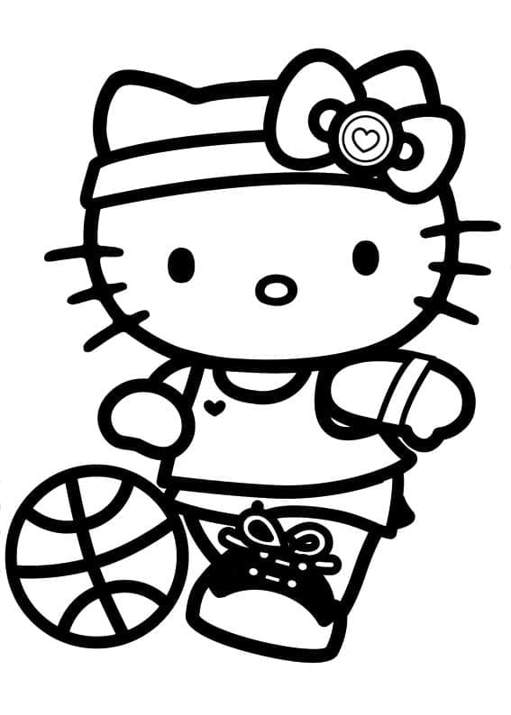 Coloriage gratuit Hello Kitty #175685 de la collection Animé et Manga à imprimer