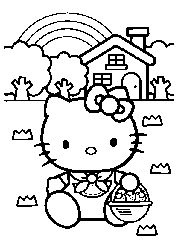 Coloriage gratuit Hello Kitty #36741 de la collection Animé et Manga à imprimer Coloriage gratuit Hello Kitty #36741 de la collection Animé et Manga à imprimer