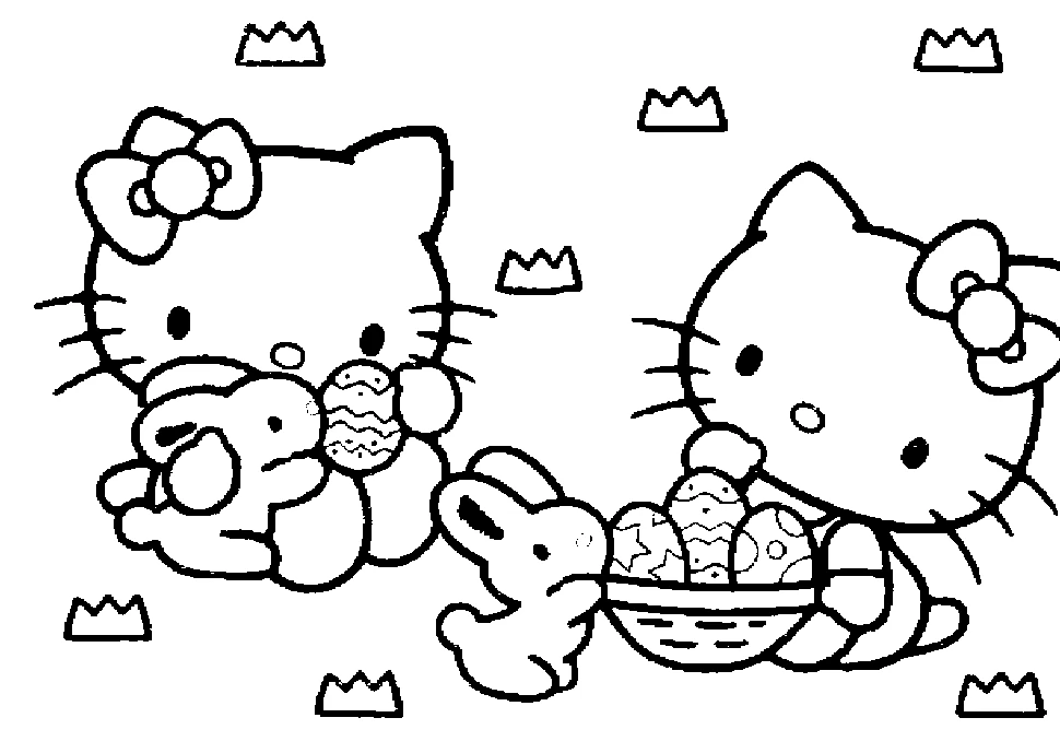 Coloriage gratuit Hello Kitty #36823 de la collection Animé et Manga à imprimer