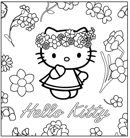 Coloriage gratuit Hello Kitty #36858 de la collection Animé et Manga à imprimer Coloriage gratuit Hello Kitty #36858 de la collection Animé et Manga à imprimer