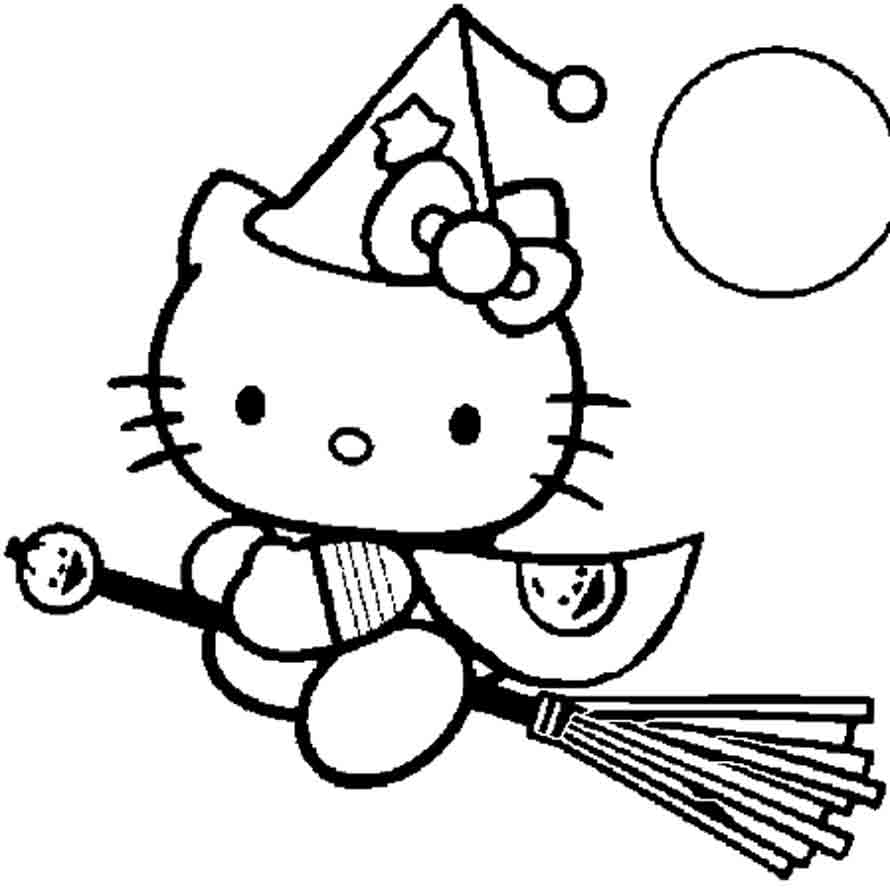 Dessin à colorier: Hello Kitty (Animé et Manga) #36893 - Coloriages à Imprimer Gratuits