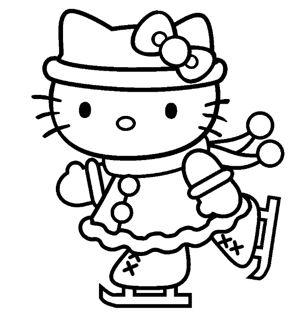 Dessin à colorier: Hello Kitty (Animé et Manga) #36904 - Coloriages à Imprimer Gratuits