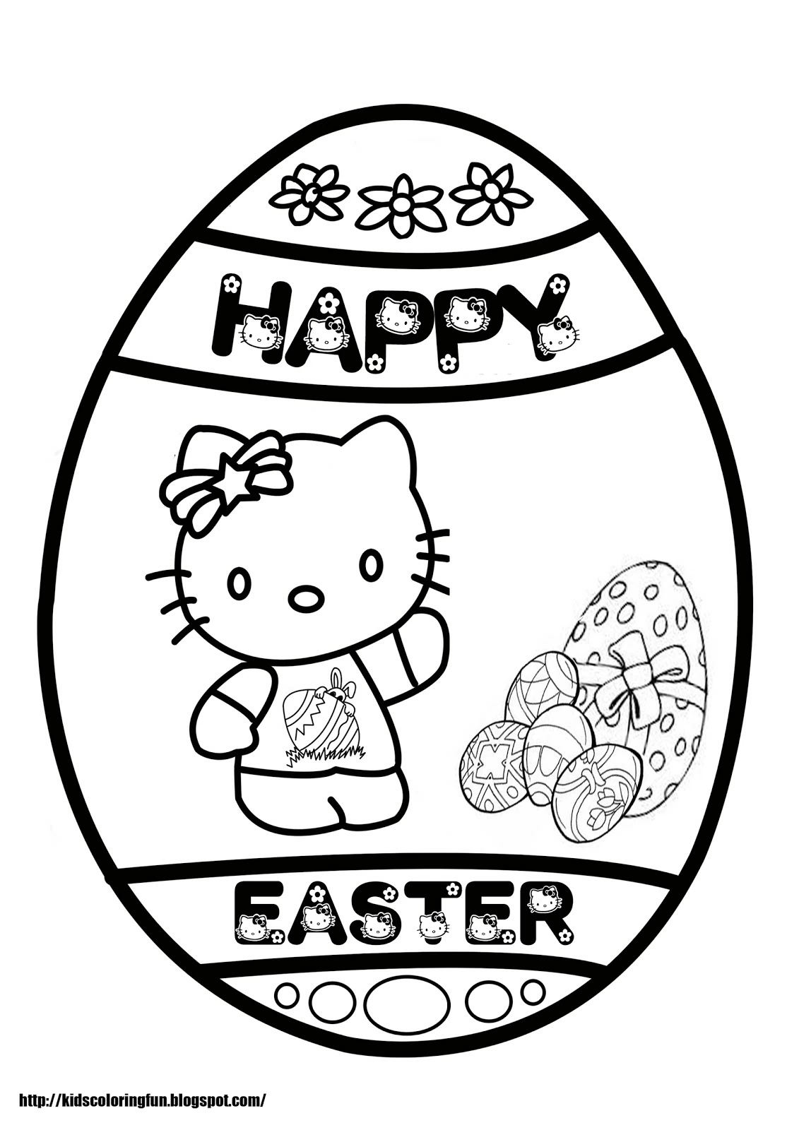 Coloriage gratuit Hello Kitty #36953 de la collection Animé et Manga à imprimer
