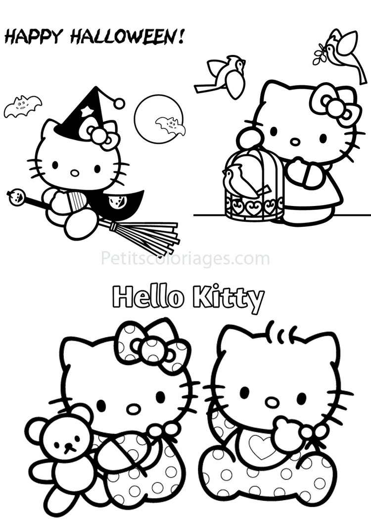 Illustration au trait Hello Kitty #37038 de la collection Animé et Manga à colorier gratuitement Illustration au trait Hello Kitty #37038 de la collection Animé et Manga à colorier gratuitement