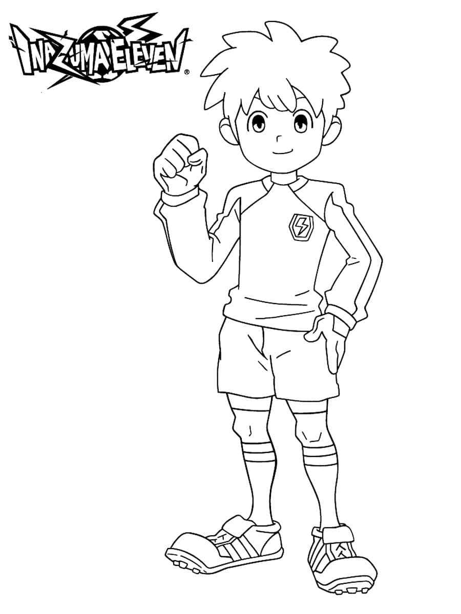 Dessin à colorier Inazuma Eleven #179817 issu de la collection Animé et Manga, prêt à imprimer