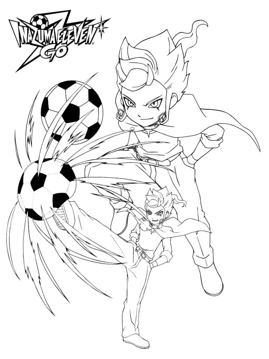 Coloriage gratuit Inazuma Eleven #179827 de la collection Animé et Manga à imprimer