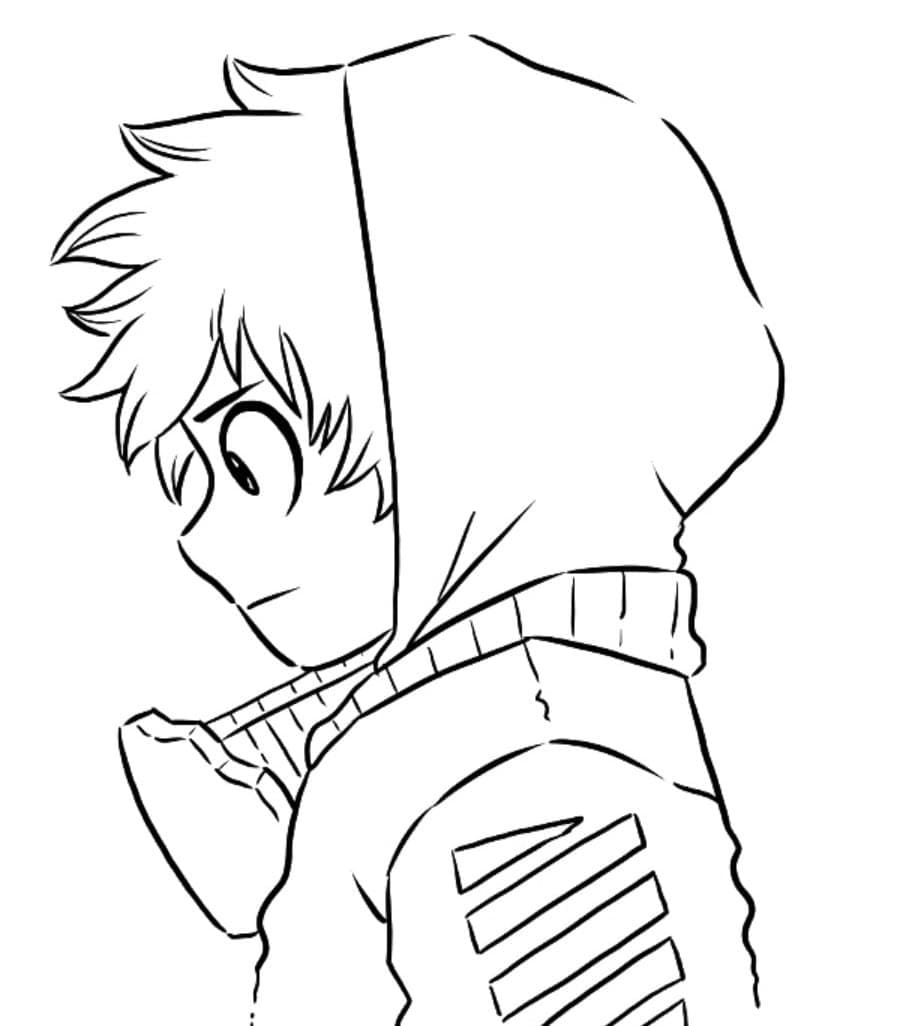 Dessin à colorier: Izuku Midoriya (Animé et Manga) #219717 - Coloriages à Imprimer Gratuits