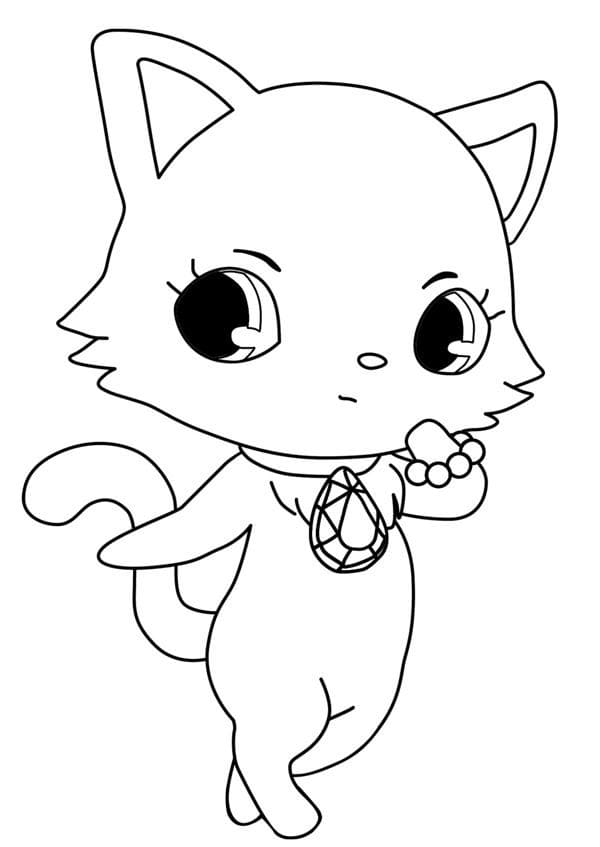 Coloriage imprimable Jewelpet #195870 de la collection Animé et Manga à colorier aux crayons