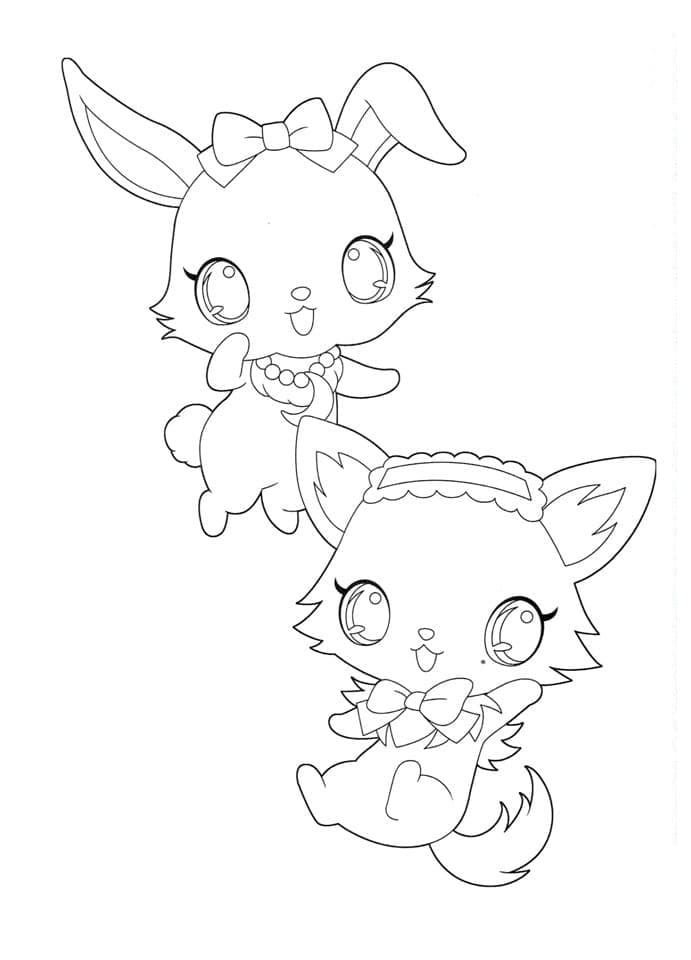 Coloriage gratuit Jewelpet #195874 de la collection Animé et Manga à imprimer