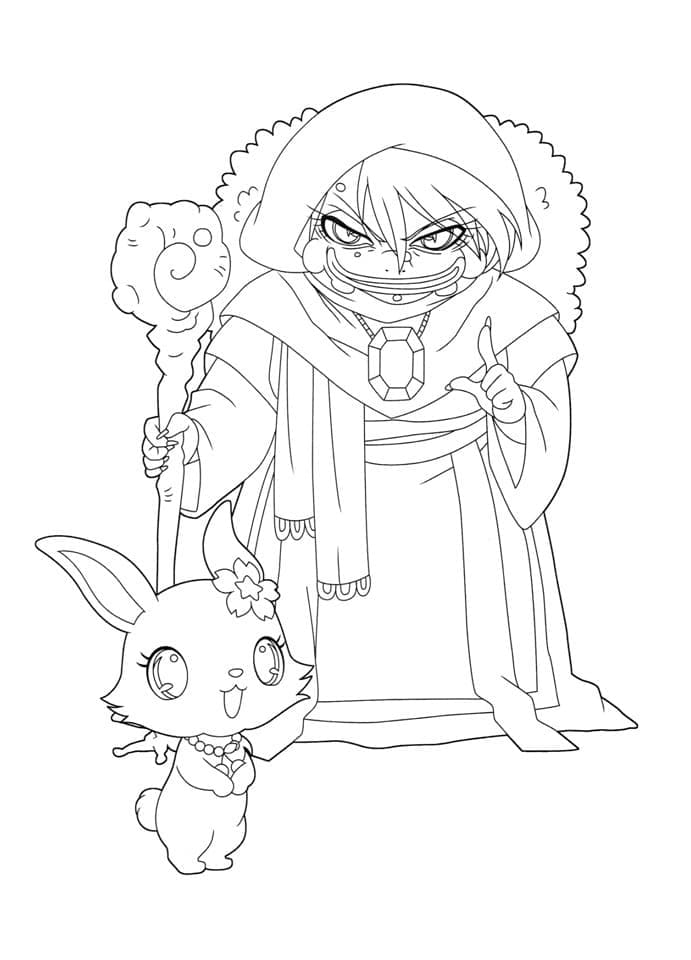 Coloriage gratuit Jewelpet #195888 de la collection Animé et Manga à imprimer