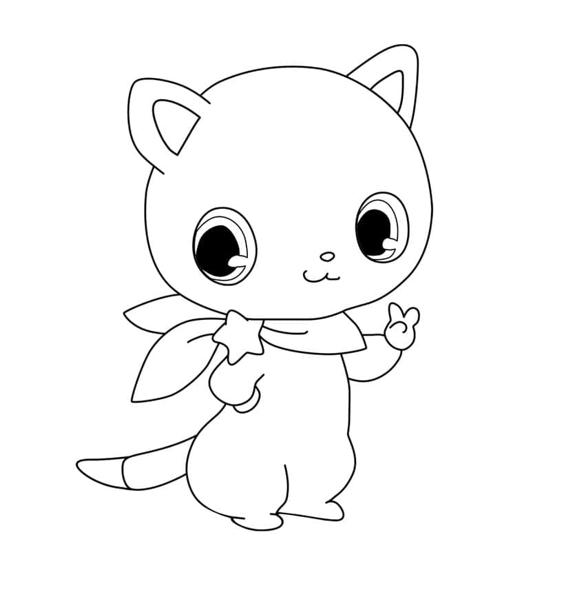 Coloriage Jewelpet #195898 à imprimer gratuitement, extrait de la collection Animé et Manga