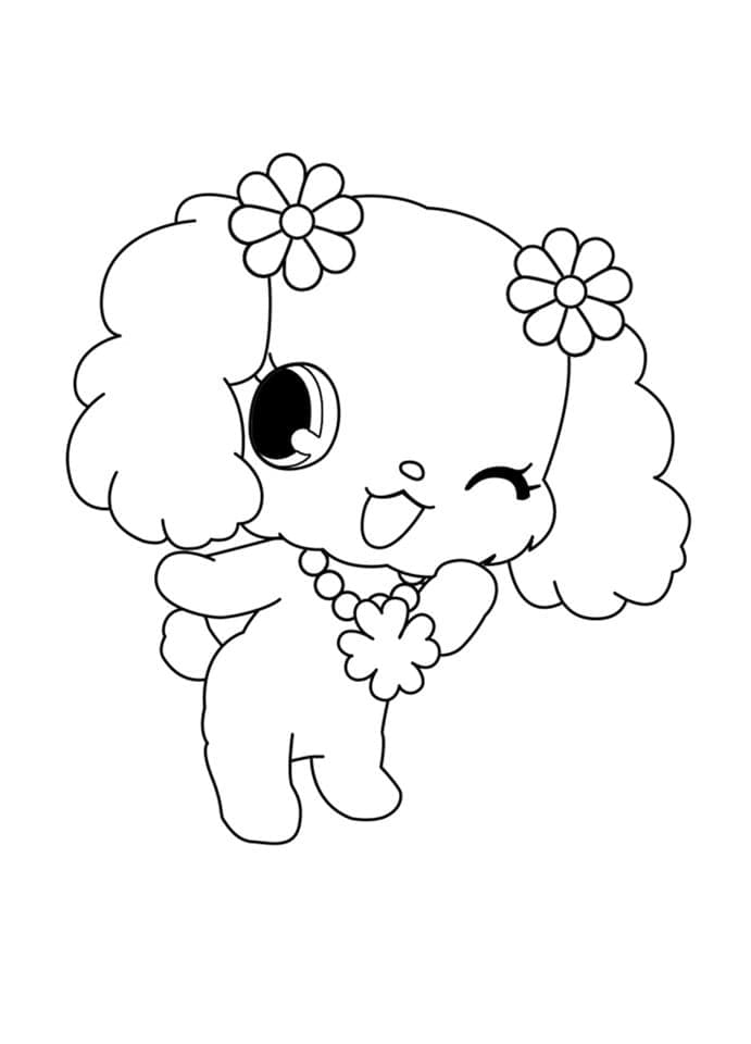 Coloriage Jewelpet #195902 à imprimer gratuitement, extrait de la collection Animé et Manga