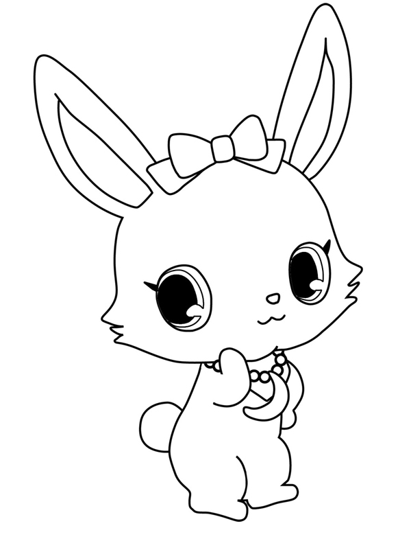 Coloriage gratuit Jewelpet #37642 de la collection Animé et Manga à imprimer