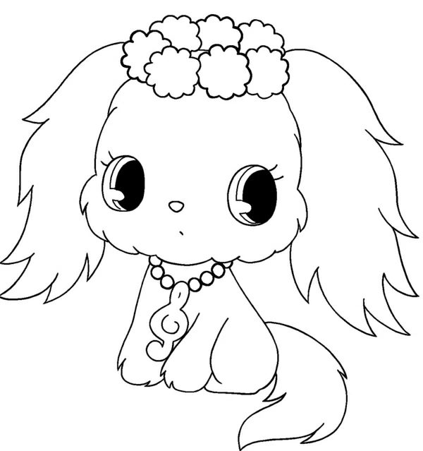 Dessin à colorier: Jewelpet (Animé et Manga) #37643 - Coloriages à Imprimer Gratuits