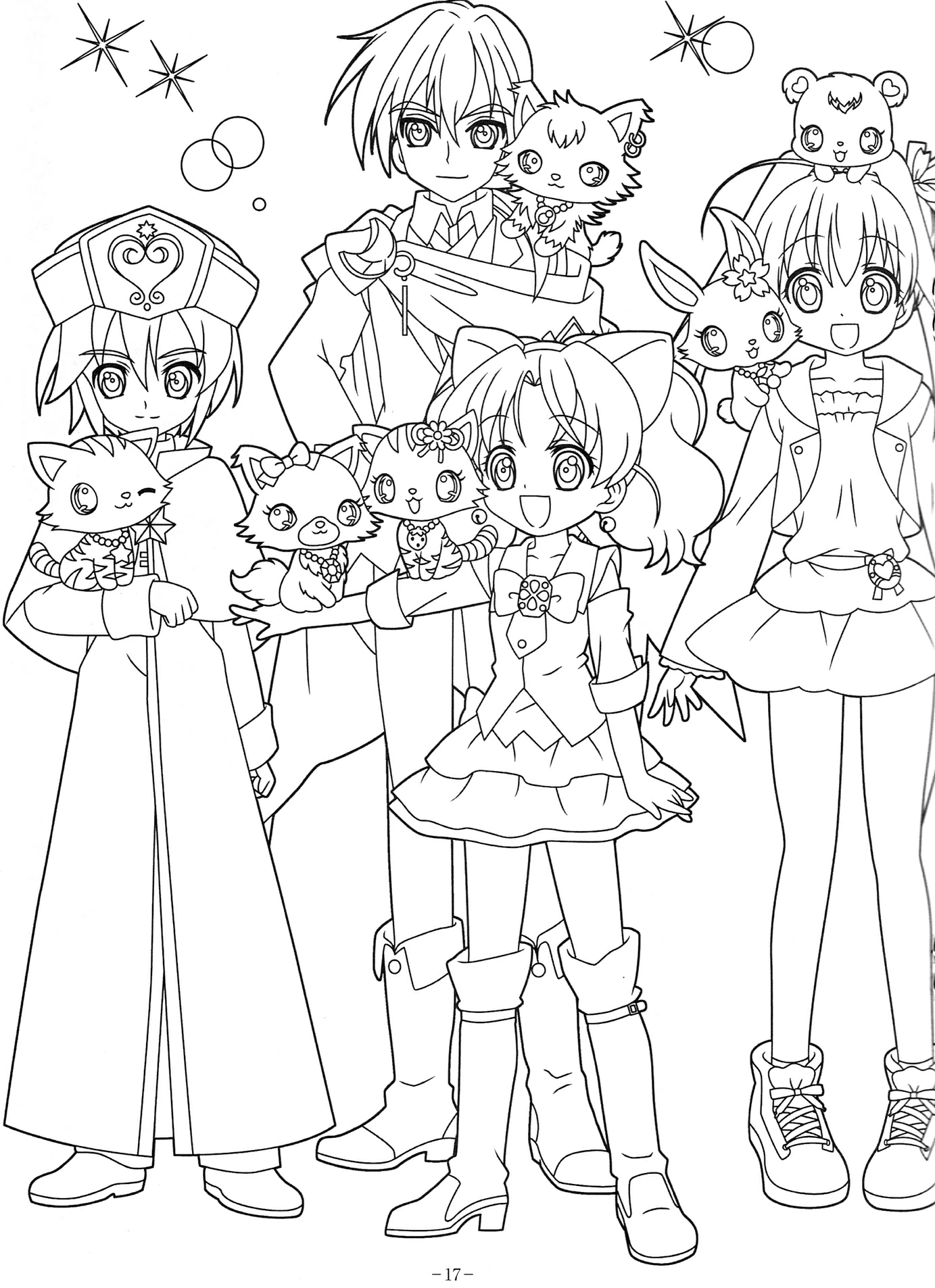 Coloriage gratuit Jewelpet #37682 de la collection Animé et Manga à imprimer