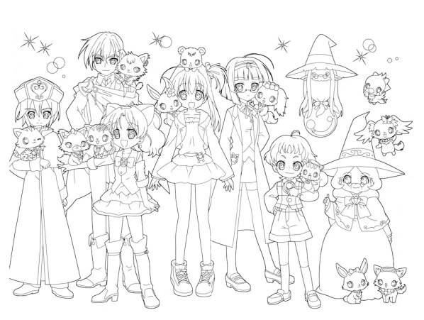 Dessin à colorier: Jewelpet (Animé et Manga) #37720 - Coloriages à Imprimer Gratuits
