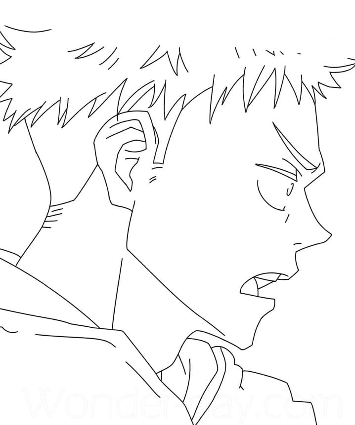 Coloriage gratuit Jujutsu Kaisen #183242 de la collection Animé et Manga à imprimer
