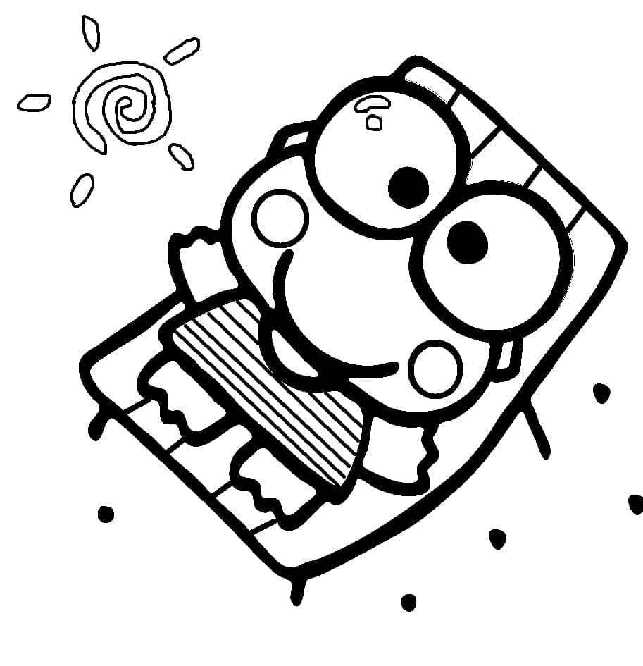 Coloriage gratuit Keroppi #213331 de la collection Animé et Manga à imprimer