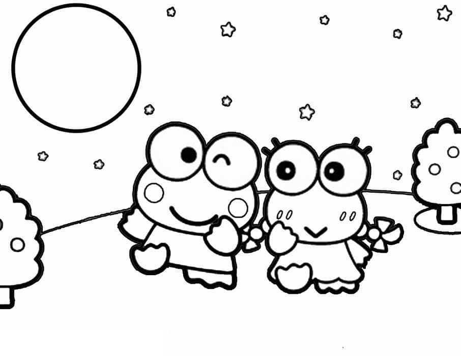 Coloriage gratuit Keroppi #213343 de la collection Animé et Manga à imprimer