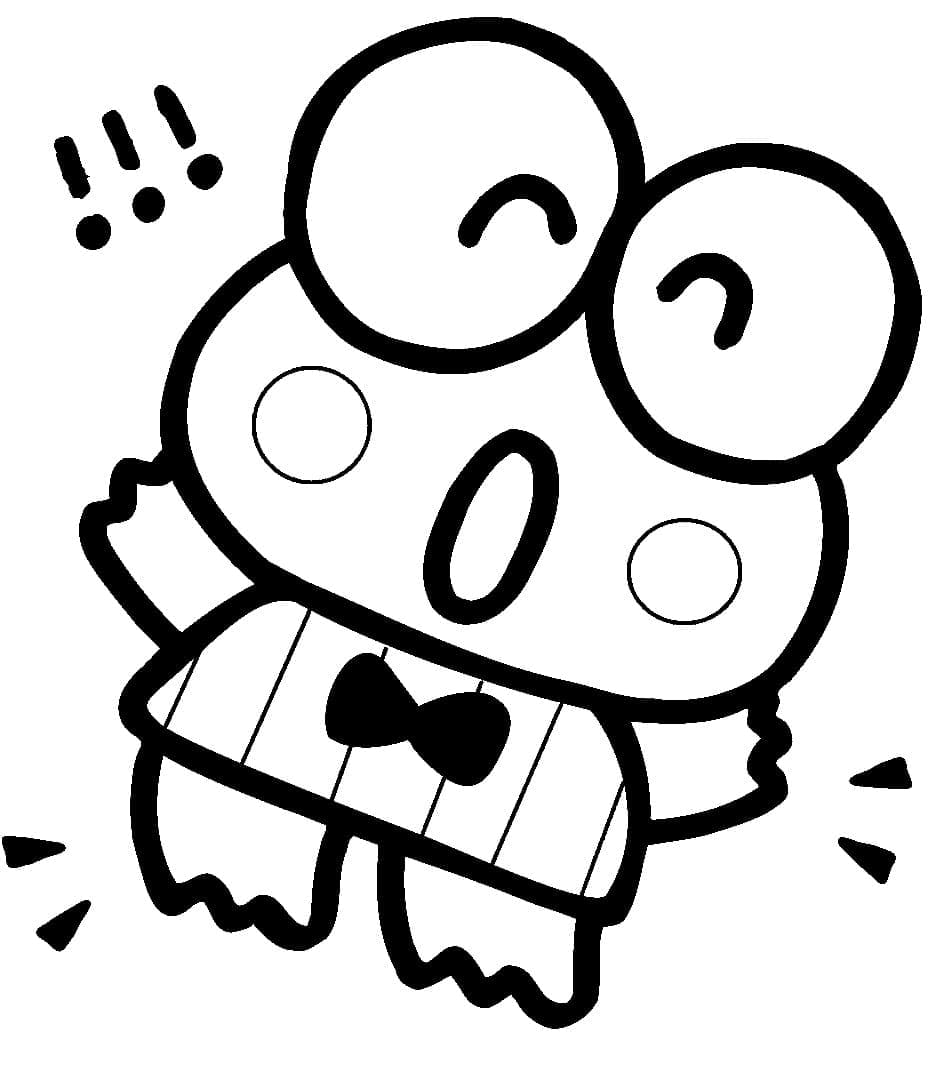 Dessin à colorier: Keroppi (Animé et Manga) #213344 - Coloriages à Imprimer Gratuits