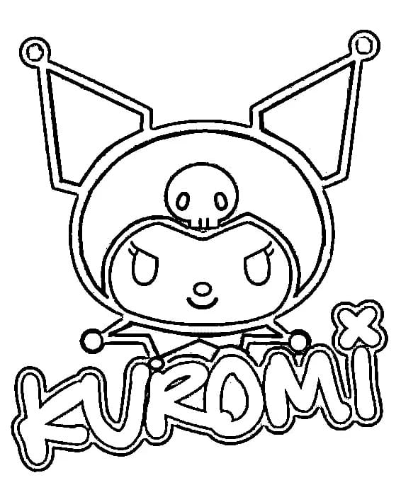 Coloriage à imprimer Kuromi #219562 de la série Animé et Manga, gratuit pour enfants et adultes