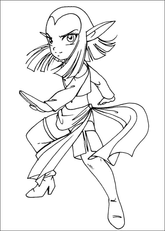 Coloriage gratuit pour enfants et adultes Les Légendaires #214553, collection Animé et Manga