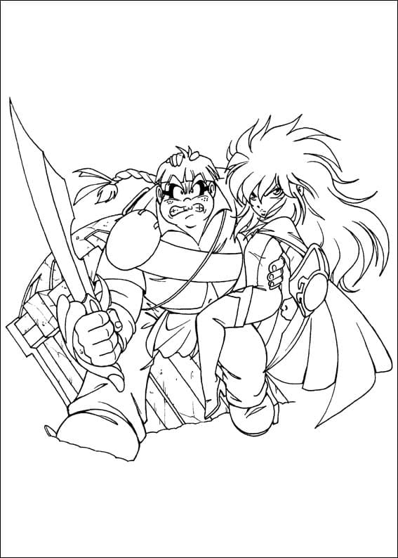 Coloriage gratuit Les Légendaires #214560 de la collection Animé et Manga à imprimer