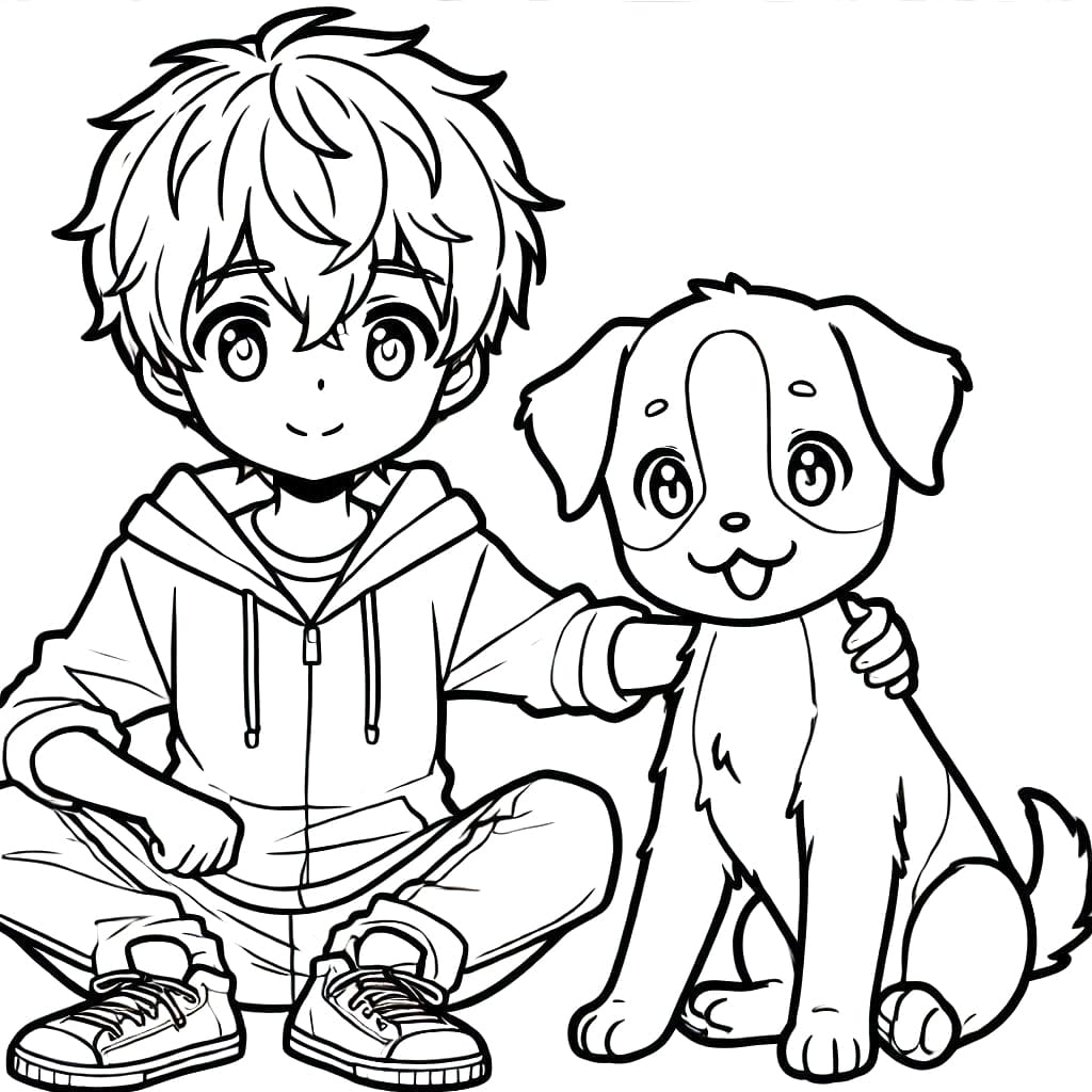 Coloriage gratuit Manga Garçon #217939 de la collection Animé et Manga à imprimer Coloriage gratuit Manga Garçon #217939 de la collection Animé et Manga à imprimer
