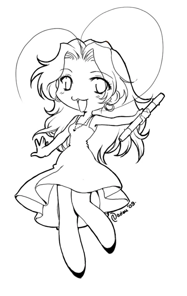 Coloriage gratuit Mangas #42591 de la collection Animé et Manga à imprimer