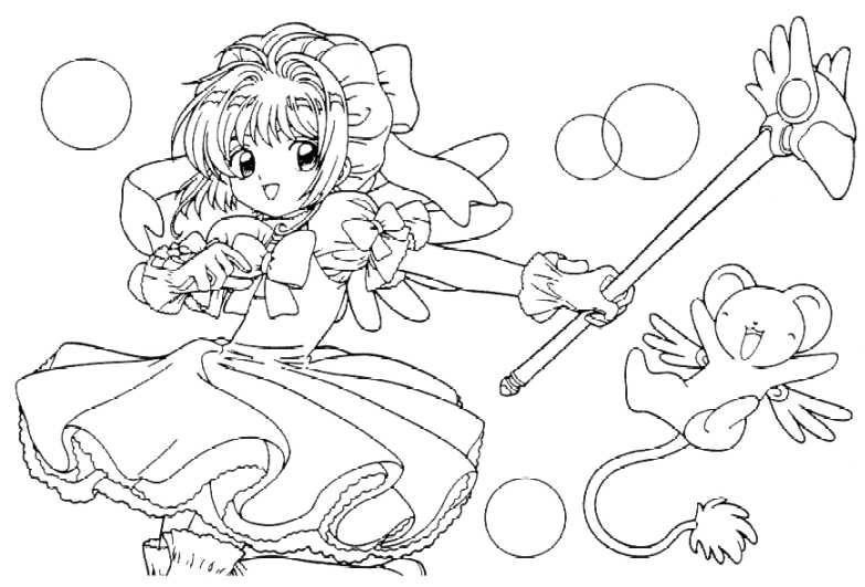 Dessin à colorier Mangas #42594 issu de la collection Animé et Manga, prêt à imprimer