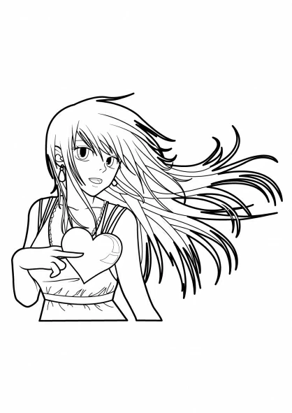 Coloriage gratuit Mangas #42600 de la collection Animé et Manga à imprimer