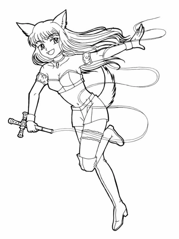 Coloriage gratuit Mangas #42608 de la collection Animé et Manga à imprimer