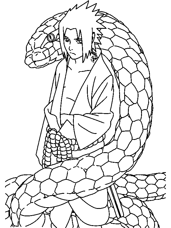 Dessin à colorier Mangas #42630 issu de la collection Animé et Manga, prêt à imprimer