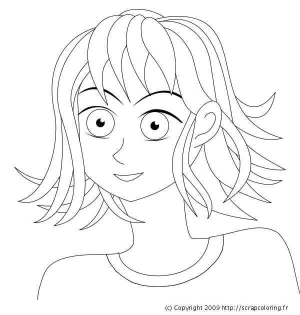 Illustration au trait Mangas #42670 de la collection Animé et Manga à colorier gratuitement