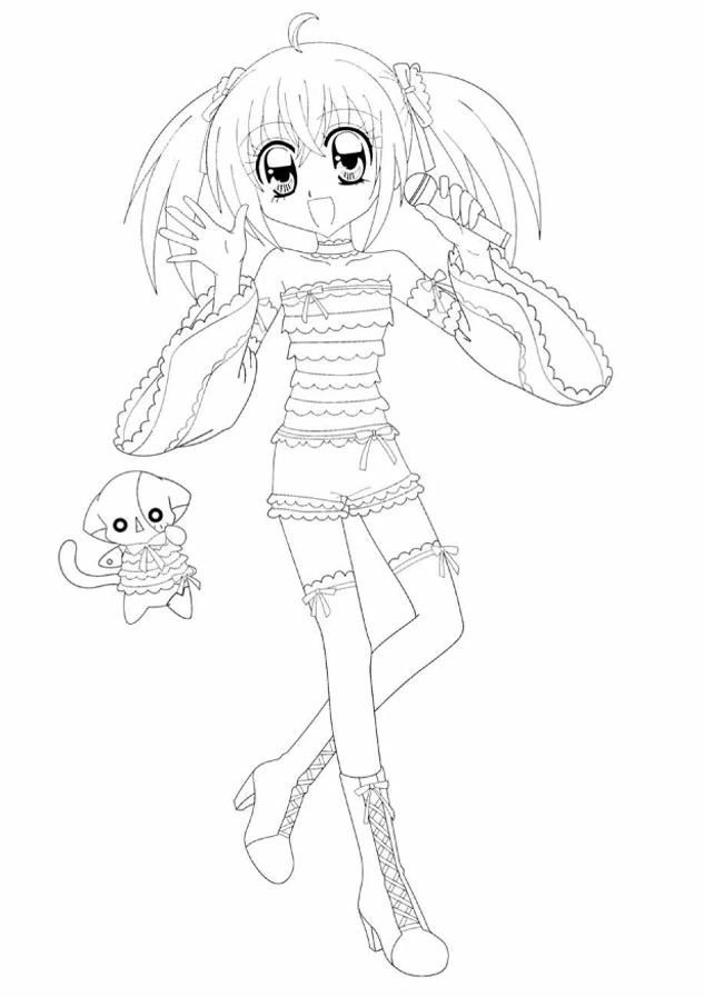 Coloriage gratuit Mangas #42904 de la collection Animé et Manga à imprimer