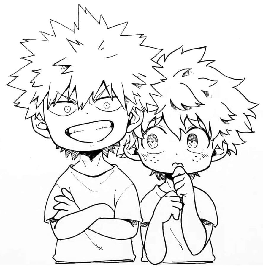Coloriage gratuit My Hero Academia #176007 de la collection Animé et Manga à imprimer
