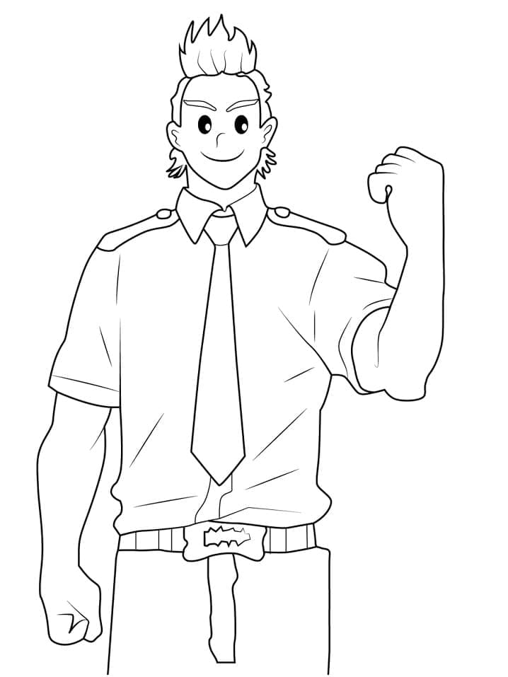 Dessin à colorier: My Hero Academia (Animé et Manga) #176024 - Coloriages à Imprimer Gratuits