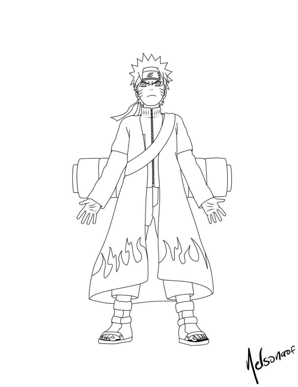 Coloriage gratuit Naruto #38093 de la collection Animé et Manga à imprimer