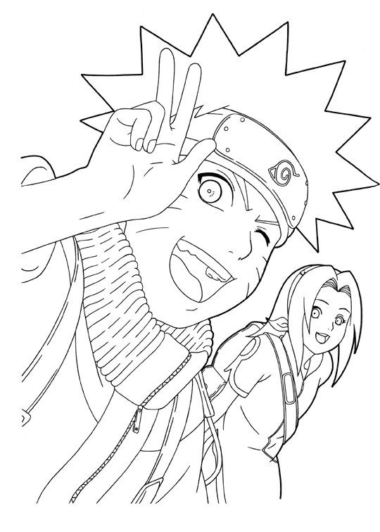 Coloriage gratuit Naruto #38097 de la collection Animé et Manga à imprimer