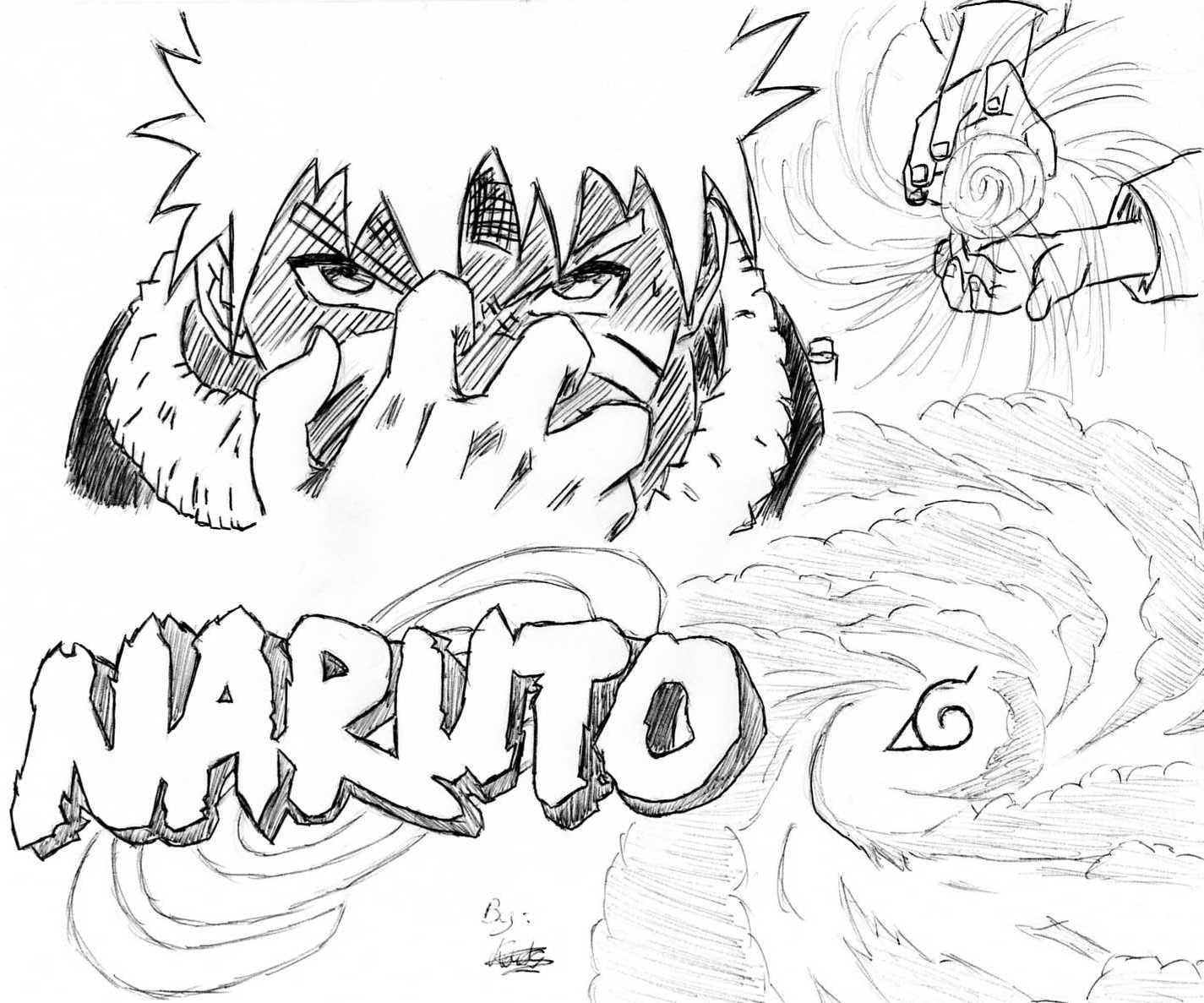 Dessin à colorier: Naruto (Animé et Manga) #38162 - Coloriages à Imprimer Gratuits