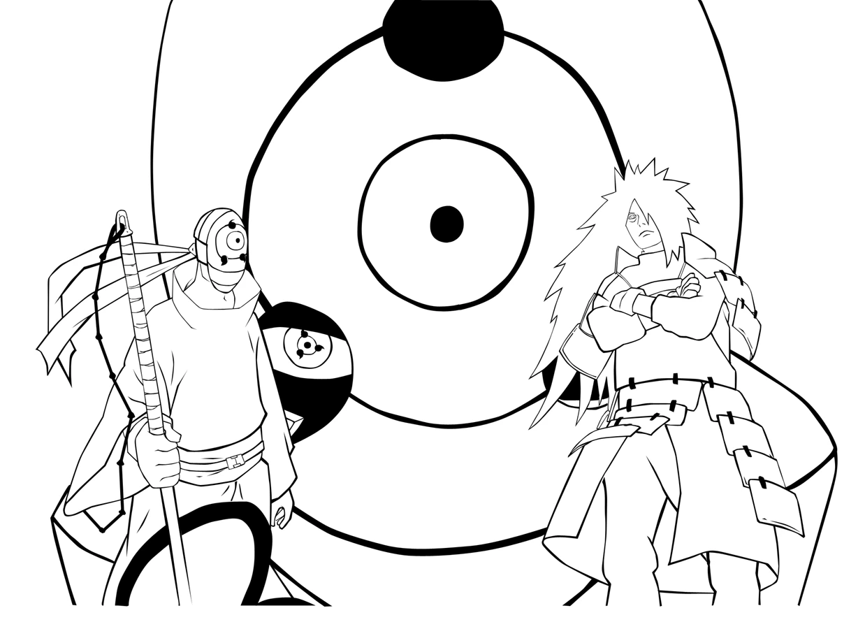 Coloriage gratuit Naruto #38179 de la collection Animé et Manga à imprimer