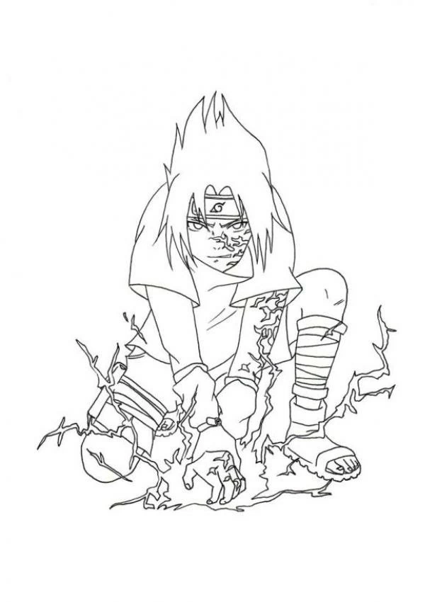 Joli coloriage Naruto #38331 de la collection Animé et Manga, prêt à imprimer pour petits et grands