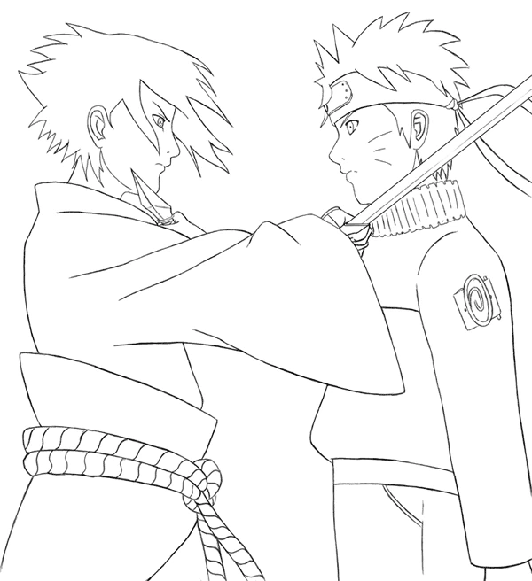 Page de coloriage Naruto #38390, collection Animé et Manga, à imprimer et colorier