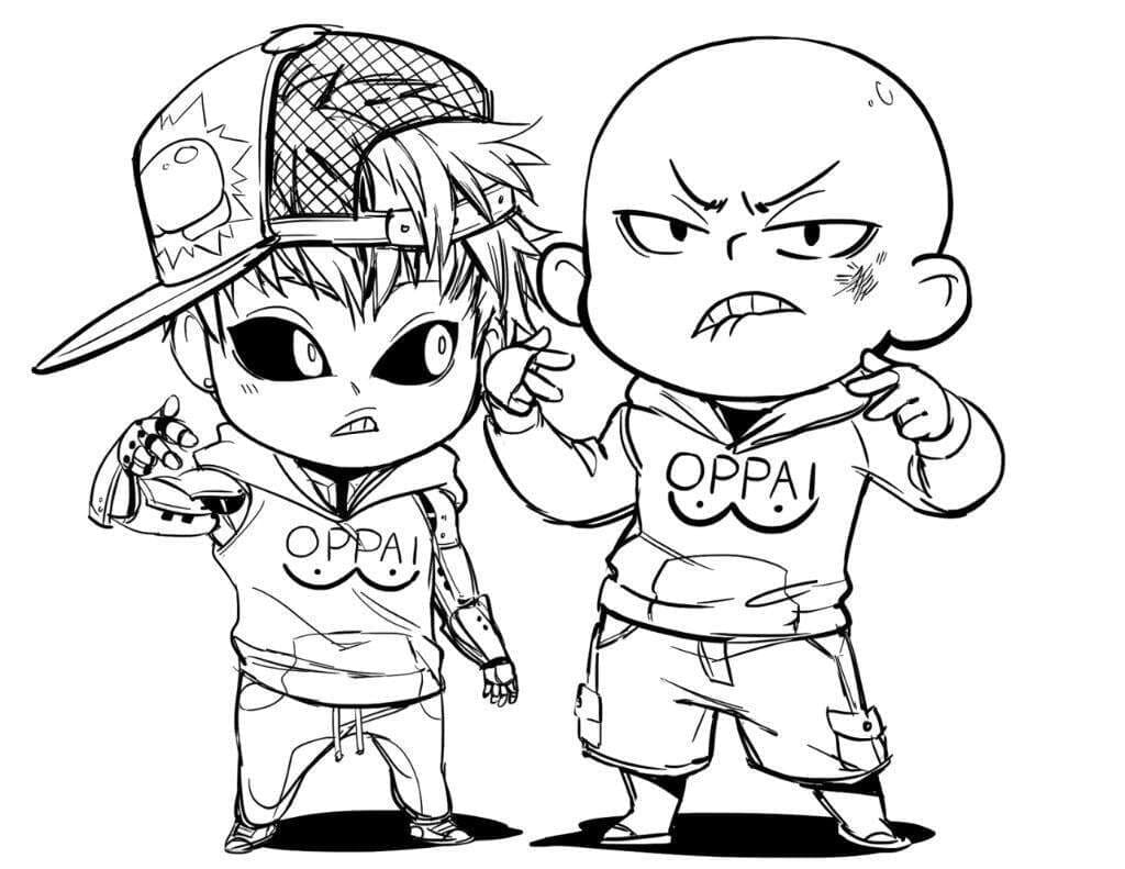 Coloriage gratuit One Punch Man #183065 de la collection Animé et Manga à imprimer