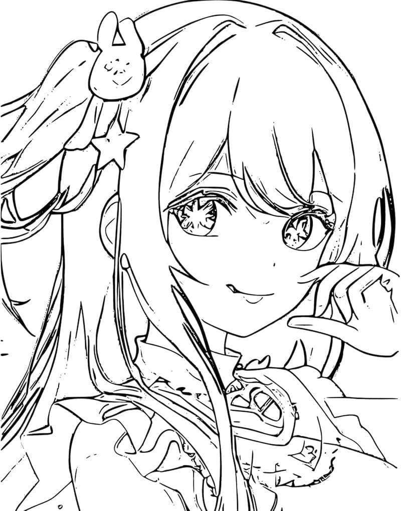 Dessin à colorier: Oshi no Ko (Animé et Manga) #217547 - Coloriages à Imprimer Gratuits