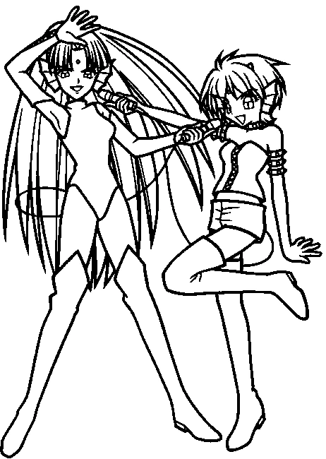 Coloriage Pichi Pichi Pitch: Mélodie des sirènes #53725 à imprimer gratuitement, extrait de la collection Animé et Manga