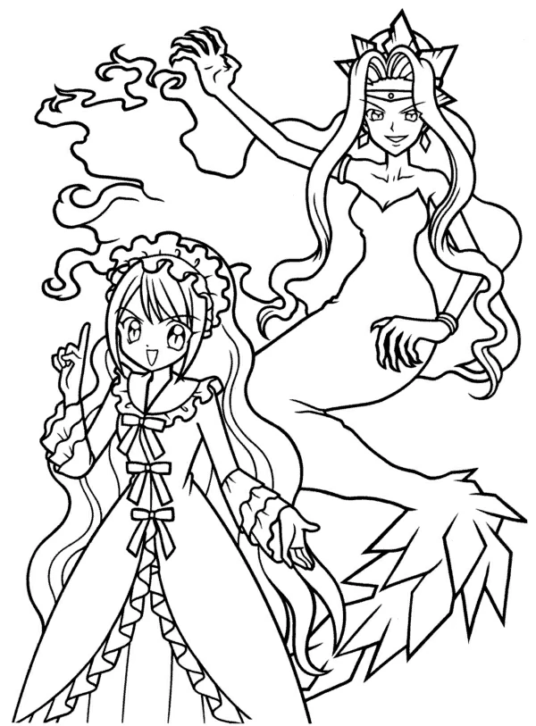 Coloriage Pichi Pichi Pitch: Mélodie des sirènes #53785 à imprimer gratuitement, extrait de la collection Animé et Manga