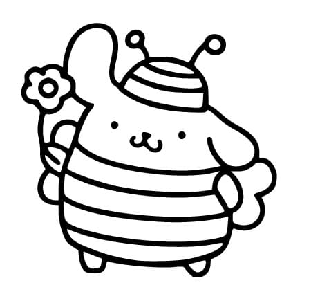 Coloriage gratuit Pompompurin #211452 de la collection Animé et Manga à imprimer